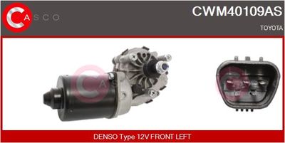 Двигатель стеклоочистителя CASCO CWM40109AS для TOYOTA CELICA