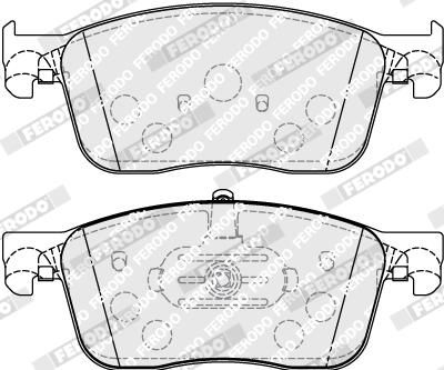 SET PLACUTE FRANA FRANA DISC FERODO FVR5119 1