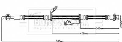 Brake Hose Borg & Beck BBH7945