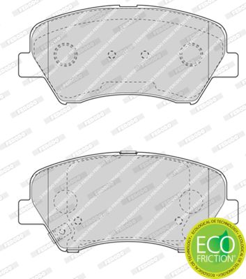 SET PLACUTE FRANA FRANA DISC FERODO FDB4613 2