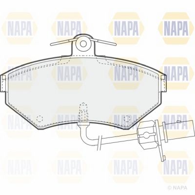 Brake Pad Set NAPA PBP7583