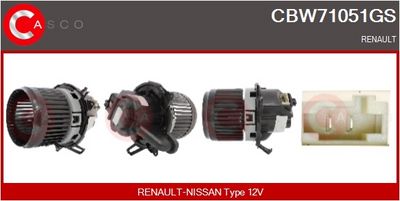 VENTILATOR HABITACLU CASCO CBW71051GS