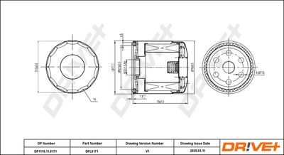 FILTRU ULEI DR!VE+ DP1110110171 0