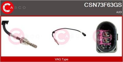 SENZOR TEMPERATURA GAZE EVACUARE