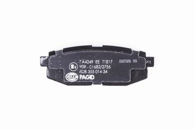 Brake Pad Set, disc brake 8DB 355 014-341