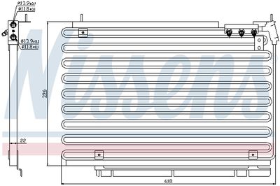 CONDENSATOR CLIMATIZARE NISSENS 94576 2