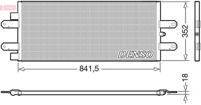 DENSO Kondensator, Klimaanlage