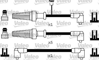 Комплект проводов зажигания VALEO 346303 для PEUGEOT 505
