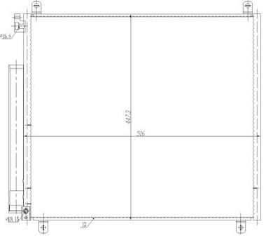 CONDENSATOR CLIMATIZARE NRF 350497 6