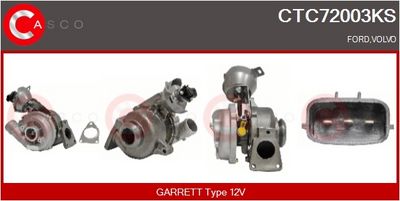 COMPRESOR SISTEM DE SUPRAALIMENTARE CASCO CTC72003KS