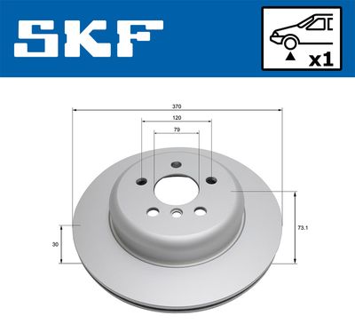 DISC FRANA SKF VKBD80598V1 1