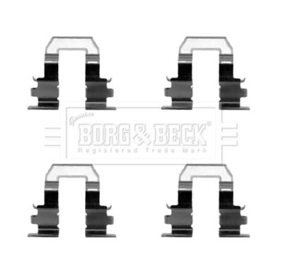 Комплектующие, колодки дискового тормоза BORG & BECK BBK1164 для TOYOTA PICNIC