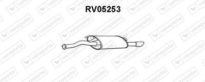 Глушитель выхлопных газов конечный VENEPORTE RV05253 для ROVER 45