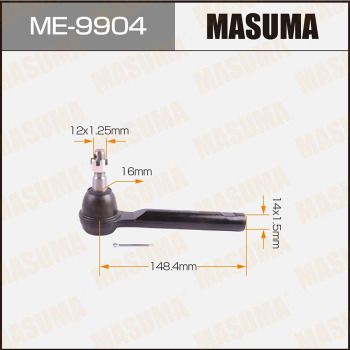 MASUMA ME-9904 Наконечник рулевой тяги  для MAZDA CX-5 (KF) 2.0
