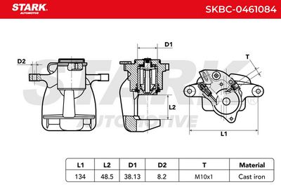 спирачен апарат STARK SKBC-0461084