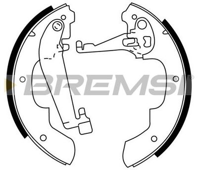 Комплект тормозных колодок BREMSI GF0445 для TALBOT 1307-1510