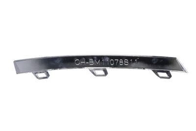 Grillestrip vooraan Voor Rechts (Bodem, chroom) past: BMW 5 G30, G31, G38, F90 05.20-06.23