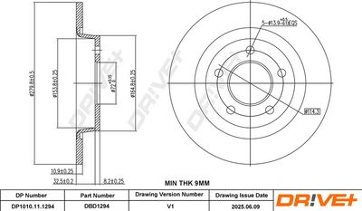 BREMSSCHEIBE DR!VE+ DP1010111294 2