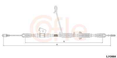 CABLU FRANA DE PARCARE