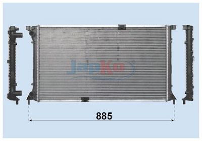 радиатор, охлаждане на двигателя JAPKO
