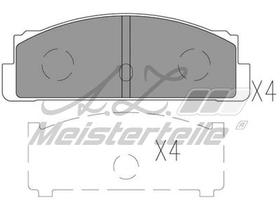 комплект спирачно феродо, дискови спирачки A.Z. Meisterteile AZMT-44-022-1719