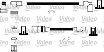 Комплект проводов зажигания VALEO 346181 для AUDI A6