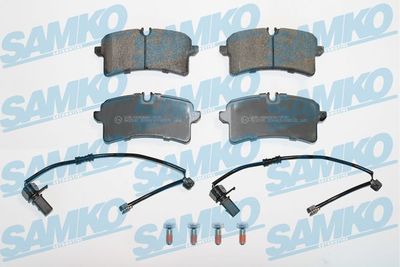 SAMKO 5SP2131 Тормозные колодки и сигнализаторы для AUDI A8 D4 (4H2, 4H8, 4HC, 4HL) 4.2 FSI quattro