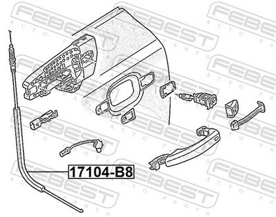 CABLU DEBLOCARE USI FEBEST 17104B8 1