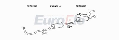 Układ wydechowy EUROFLO TBEXP25D7011