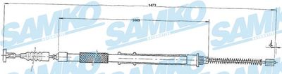 Тросик, cтояночный тормоз SAMKO C0186B для FIAT MAREA
