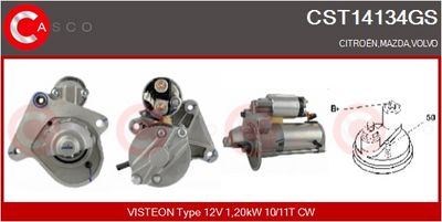 STARTER CASCO CST14134GS