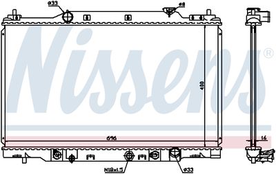 KüHLER MOTORKüHLUNG NISSENS 68104 4