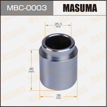 Поршень, корпус скобы тормоза MASUMA MBC-0003 для MITSUBISHI PROUDIA/DIGNITY