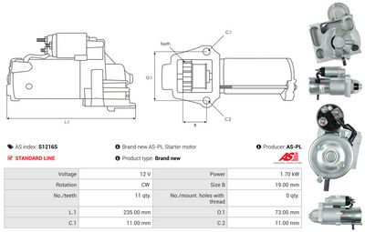 STARTER AS-PL S1216S 4