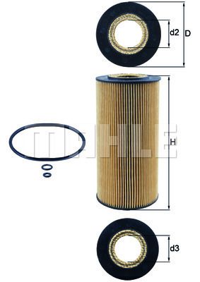 KNECHT OX 123/1D Масляный фильтр  для SSANGYONG ISTANA (Сан-янг Истана)