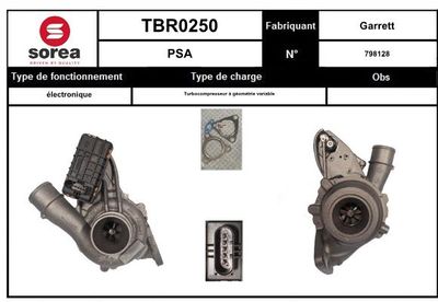 COMPRESOR SISTEM DE SUPRAALIMENTARE SNRA TBR0250