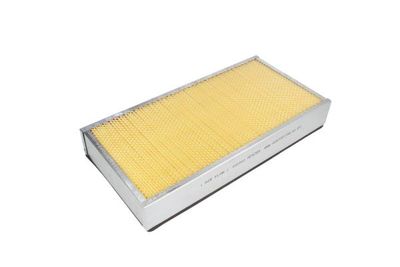 Cabinefilter 406x202x61, patroon past: AG CHEM 9103, 9105  AVELING-BARFORD 040  BOMAG K701  BROYT X20, X21, X21TL, X30, X41, X50, X52TF  CATERPILLAR 130G, 160G, 225B, 235, 235B, 235D, 330, 330B
