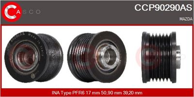 FULIE ALTERNATOR CASCO CCP90290AS