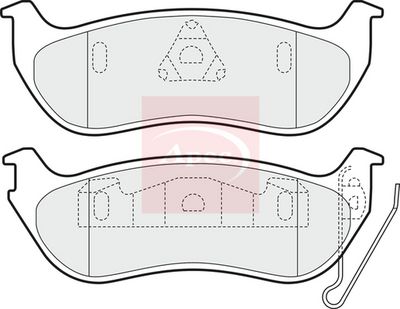 APEC Brake Pad Set, disc brake PAD1601