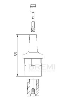 Plug, coil 13551