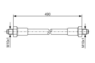 BOSCH Bremsschlauch