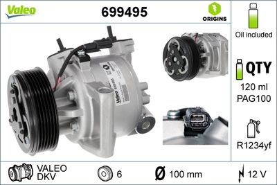 Kompresor  klimatyzacji VALEO 699495 produkt