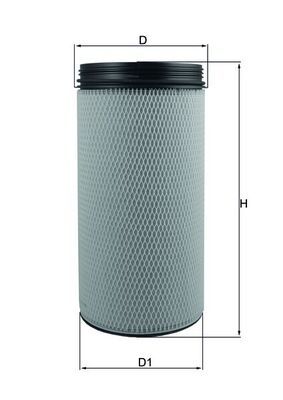 MAHLE Antrinis oro filtras