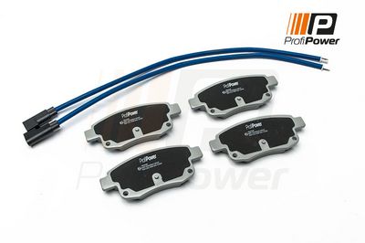 stabdžių trinkelių rinkinys, diskinis stabdys 1B2046 ProfiPower