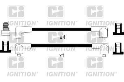Комплект проводов зажигания QUINTON HAZELL XC206 для ROVER MINI