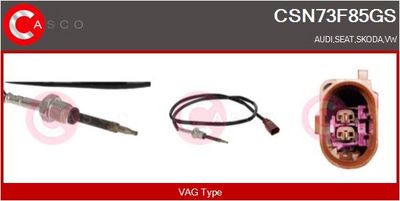 SENZOR TEMPERATURA GAZE EVACUARE