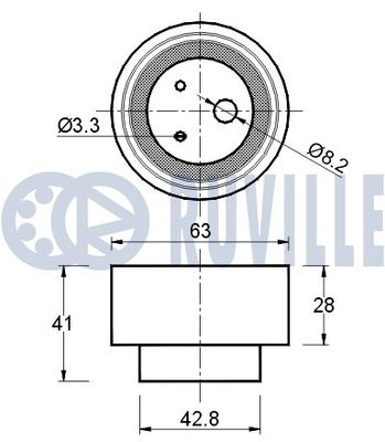 ROLA INTINZATOR CUREA DISTRIBUTIE RUVILLE 540197 1