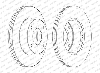 Remschijf set (2 stuks) Voor Links/Rechts