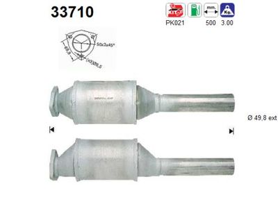 AS 33710 Катализатор для VW PASSAT B3/B4 Variant (3A5, 35I)