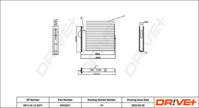 FILTER INNENRAUMLUFT DR!VE+ DP1110120371 6